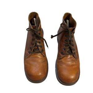 Dr Martens Leather Boots Made In England‎ Mens 10 Brown Heavyweight